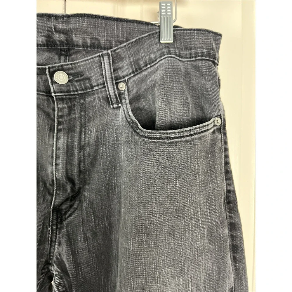 Levis 559 Mens Jeans Actual Size W‎ 34 x L 29 Faded Black Straight Relaxed A75